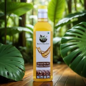 Organic Cold Wooden Pressed Groundnut Oil, 1 Liter