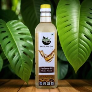 Organic Wooden Pressed Pure Sunflower Oil,1 Ltr