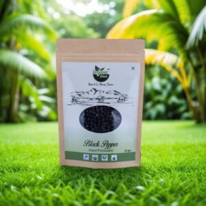 Organic Diet Organic Black Pepper(Kali Mirch), 50 Gram