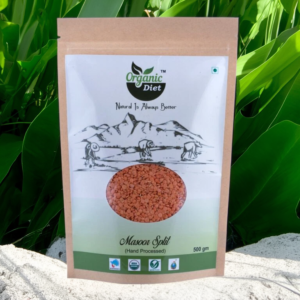 Organic Diet Organic Masoor Split(Red Masoor Chilka), 500 Gram